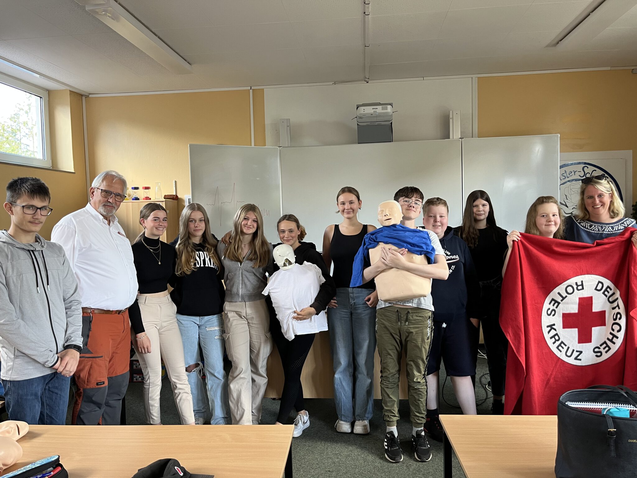 Neue Schulsanitäter – Geschwister-Scholl-Schule Altenwalde